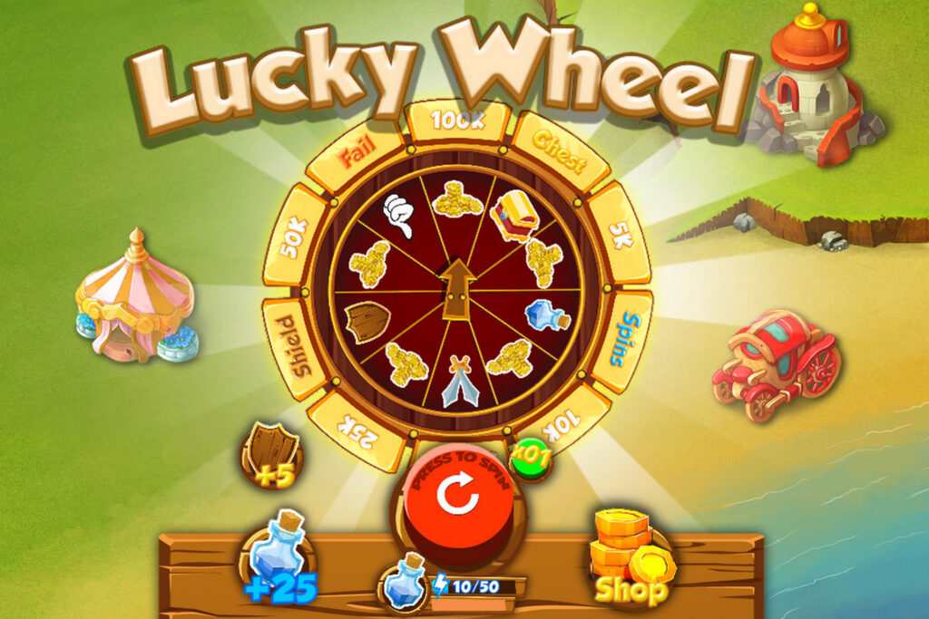 Deposit Minimal 10 Bonus Lucky Wheel